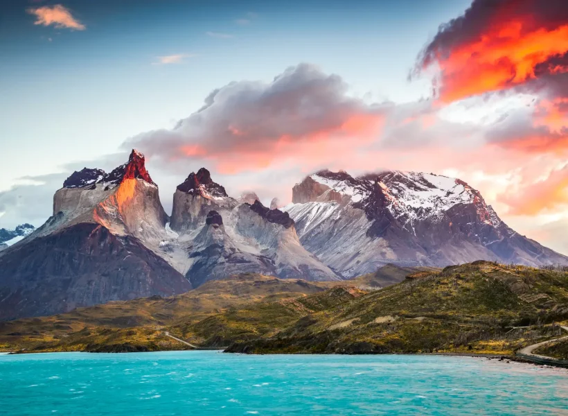 Patagonia, Chile - Torres del Paine, in the Southern Patagonian Ice Field, Magellanes Region of South America