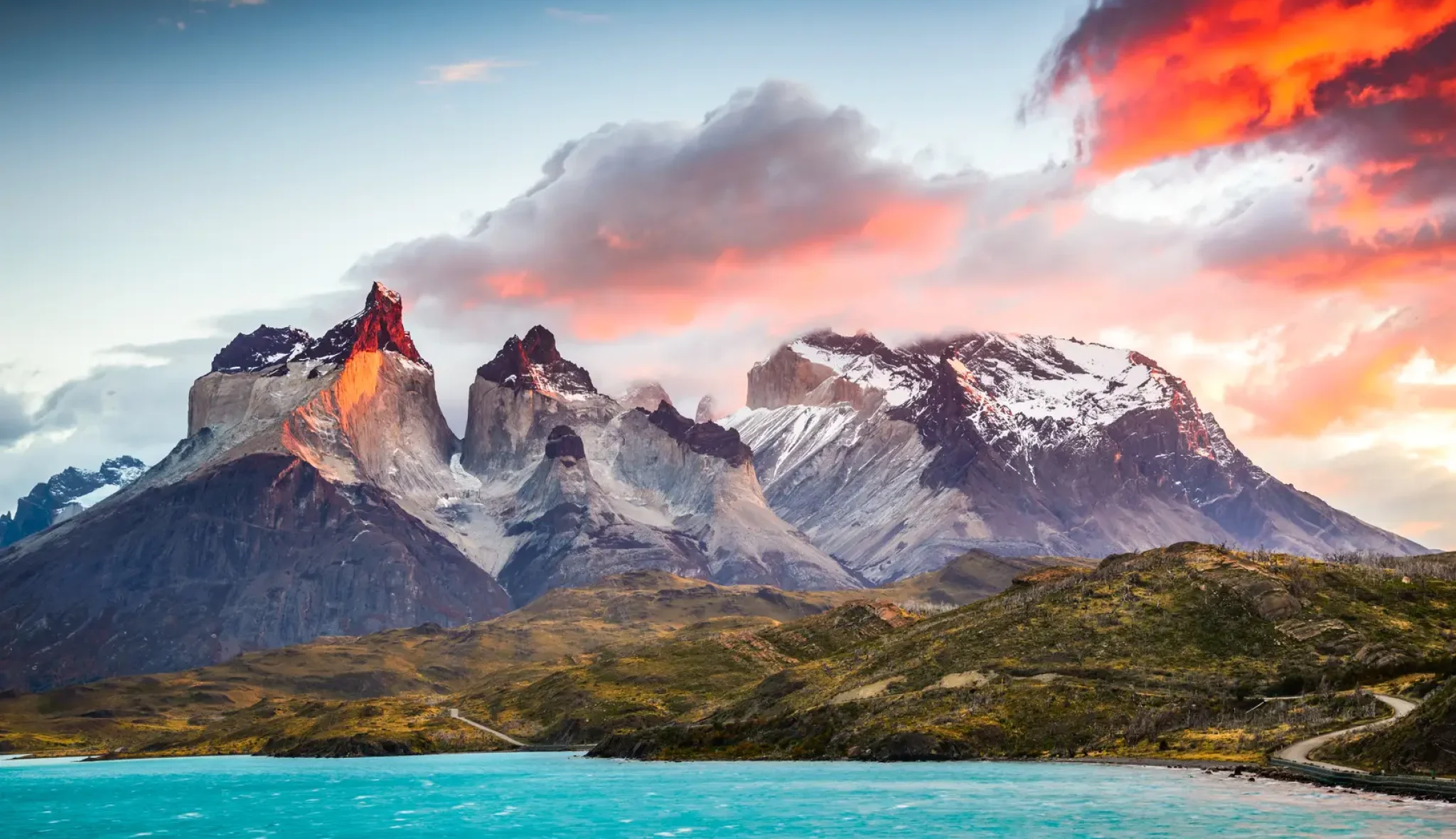 Patagonia, Chile - Torres del Paine, in the Southern Patagonian Ice Field, Magellanes Region of South America